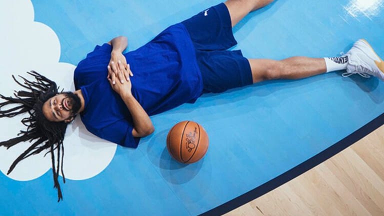 J. Cole Hoops in Nike Kobe Basketball Shoes